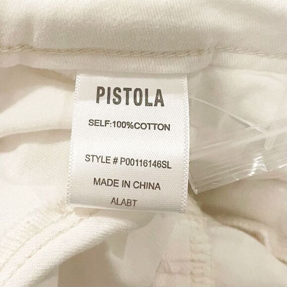 NWT PISTOLA Ellery High Rise Wide Leg Pant size 30 alabaster - Picture 10 of 10